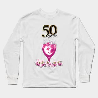 50 Years, Celebration Drink Long Sleeve T-Shirt